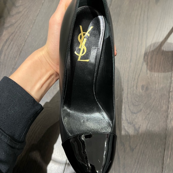 YSL black leather Ladies shoe ( platform pump ) in size 37.5 New condition - Picture 6 of 11